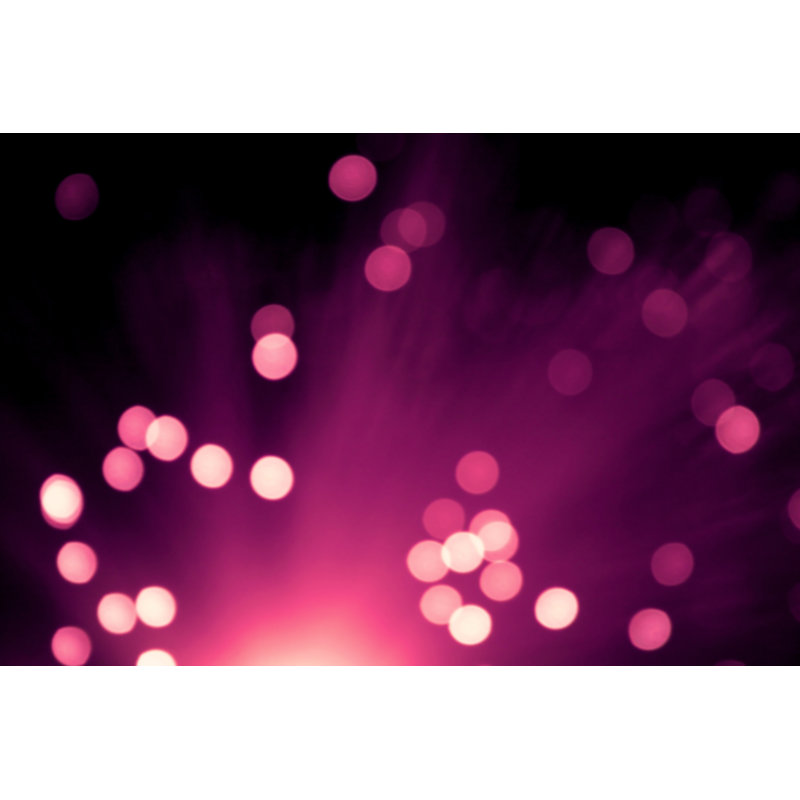 Pink Defocused Lights Background - Wrapped Canvas Print, 30cm H x 46cm W x 3.8cm D