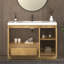 Meuble-lavabo autoportant avec lavabo en acrylique renforcé 41,7 po (portes à droite) et 47,2 po Monterey-774828509-797489836