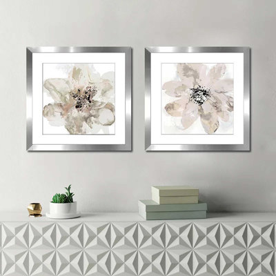 Corolla III - Neutral by Tania Bello - 2 Piece Single Picture Frame Set