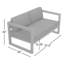 Avion Loveseat - Black-247300373-267548404