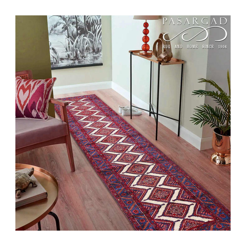 Tapis de couloir en laine 3 pi x 15 pi Maklena