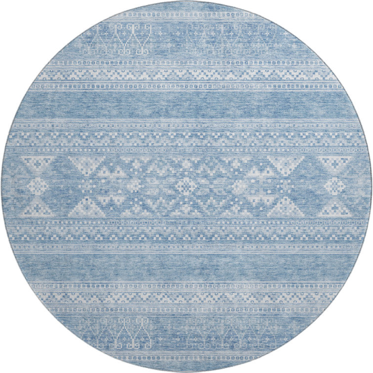 Premium Machine Washable Prisco Sky Rug