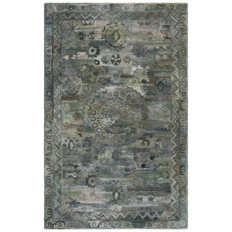 Anatolia 411 Hand Tufted Performance Oriental Rug, Rectangle 6' x 9'