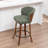 Devault Swivel Upholstered Counter Stool With Wood Frame-123161755