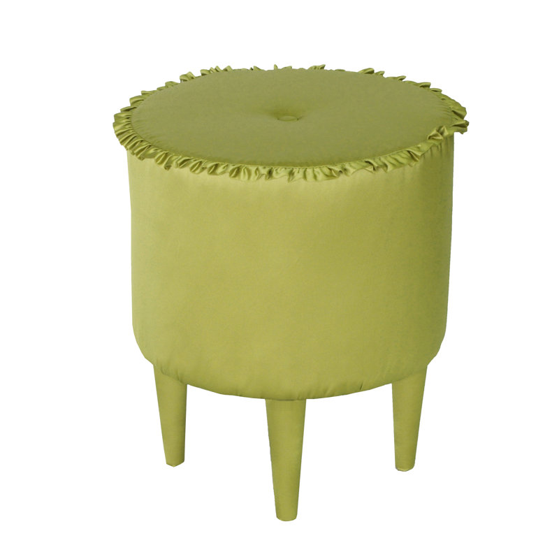 Manufactured Wood Accent Stool, Green