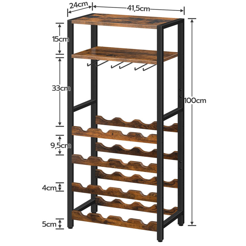 Shellplant 105.41cm Bar Cabinet