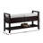 Espresso Storage Shoe Bench