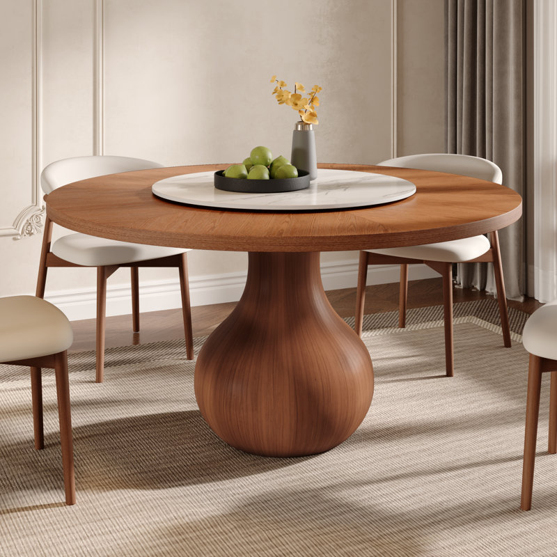 Table de salle à manger Ikerne, H 29,52 po x L 59,05 po x l 59,05 po