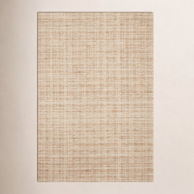 Chris Loves Julia x Loloi Polly Checkered Straw/Ivory Area Rug
