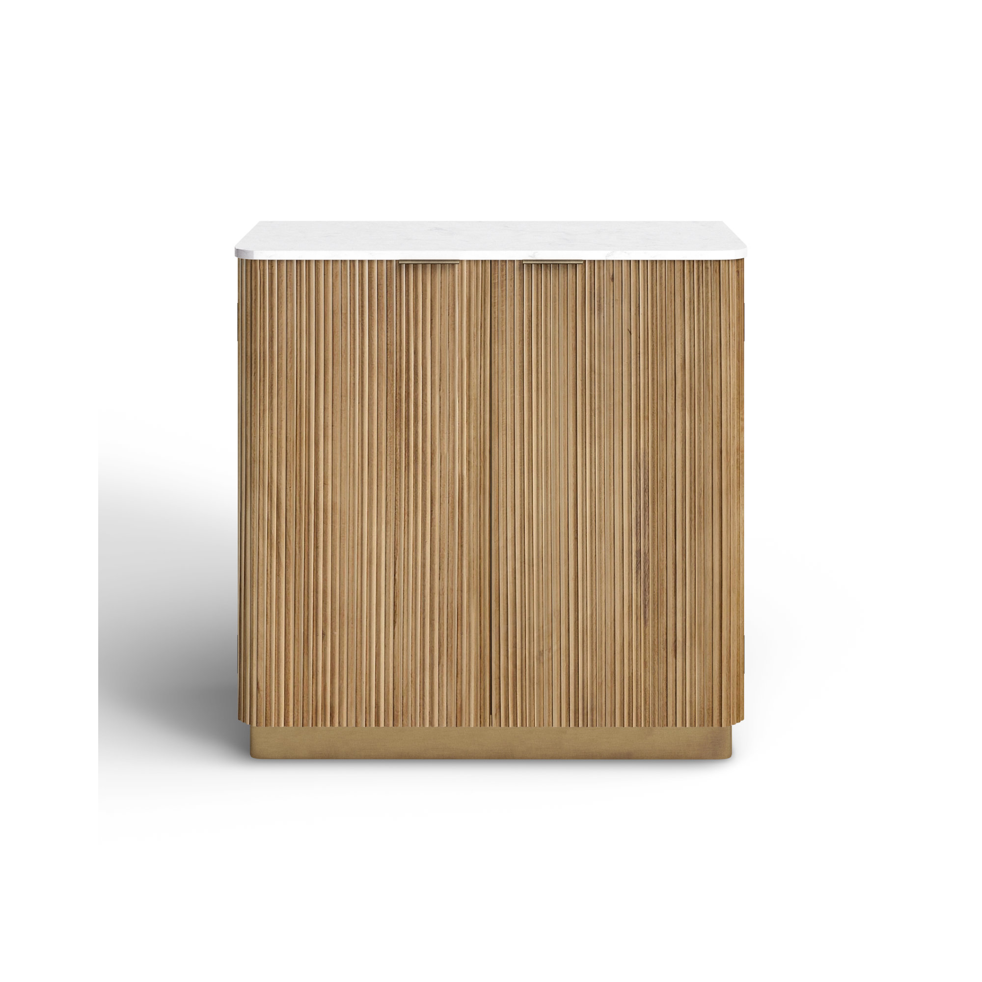 Rylee Modern Cabinet, Light Brown