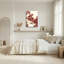 «Red Cherry Blossom», ensemble de 1 reproduction d'art sur toile tendue-705693566