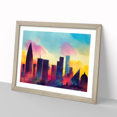 London Skyline Vol.4 Abstract - Single Picture Frame Painting
