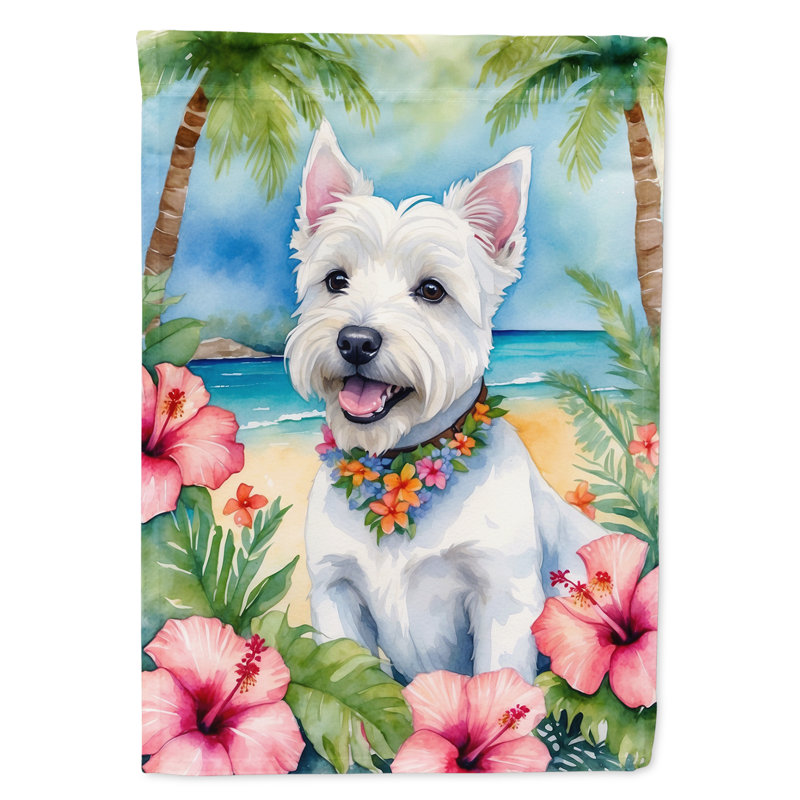 Drapeau Westie Luau