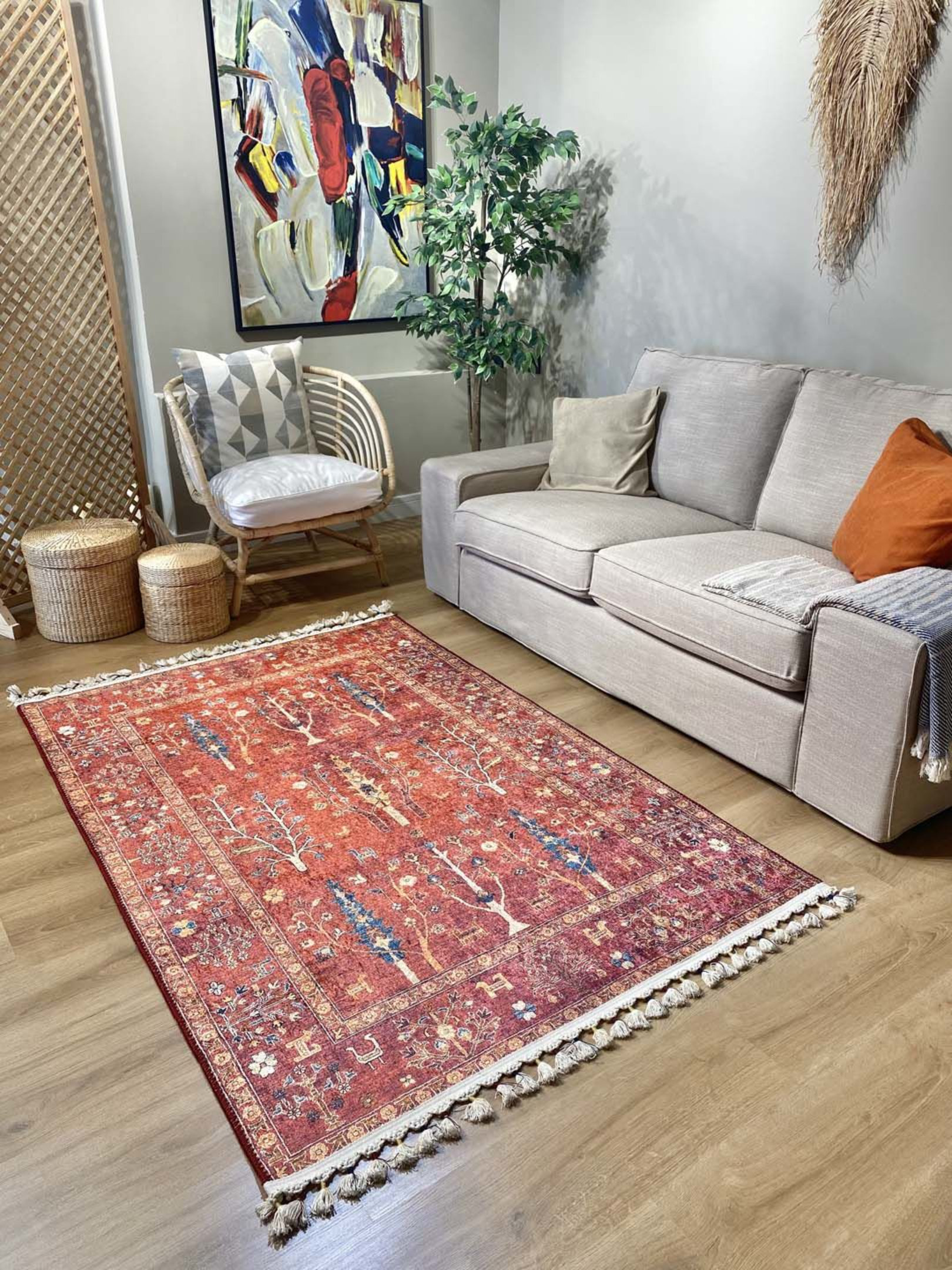 Rugpera Toscana Area Rug with Non-Slip Backing | Wayfair