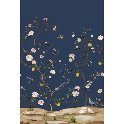 Seabrook Designs Blossom Nonwoven Unpasted Wall Mural