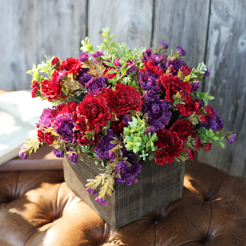 11 " Faux Mum in Planter