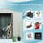 8Ft X 4Ft Outdoor Metal Storage Shed With Window And Metal Foundation-118182182