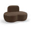Chaise rembourrée en velours Swerve-1425424405