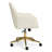 Martha Stewart Rayna Upholstered Swivel Home Office Chair with Flared Arms-125008712-125008713-125009774