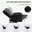 Fauteuil inclinable de massage en cuir respirant, canapé inclinable manuel