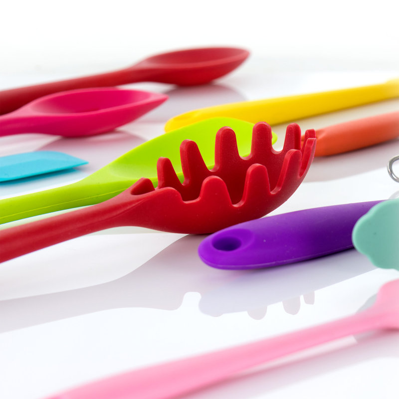 MegaChef Multi-Color 12-Piece Silicone Cooking Utensil Set