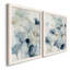 Indigo Ginkgo I - peinture sur toile 2 pièces-188328444-188328447