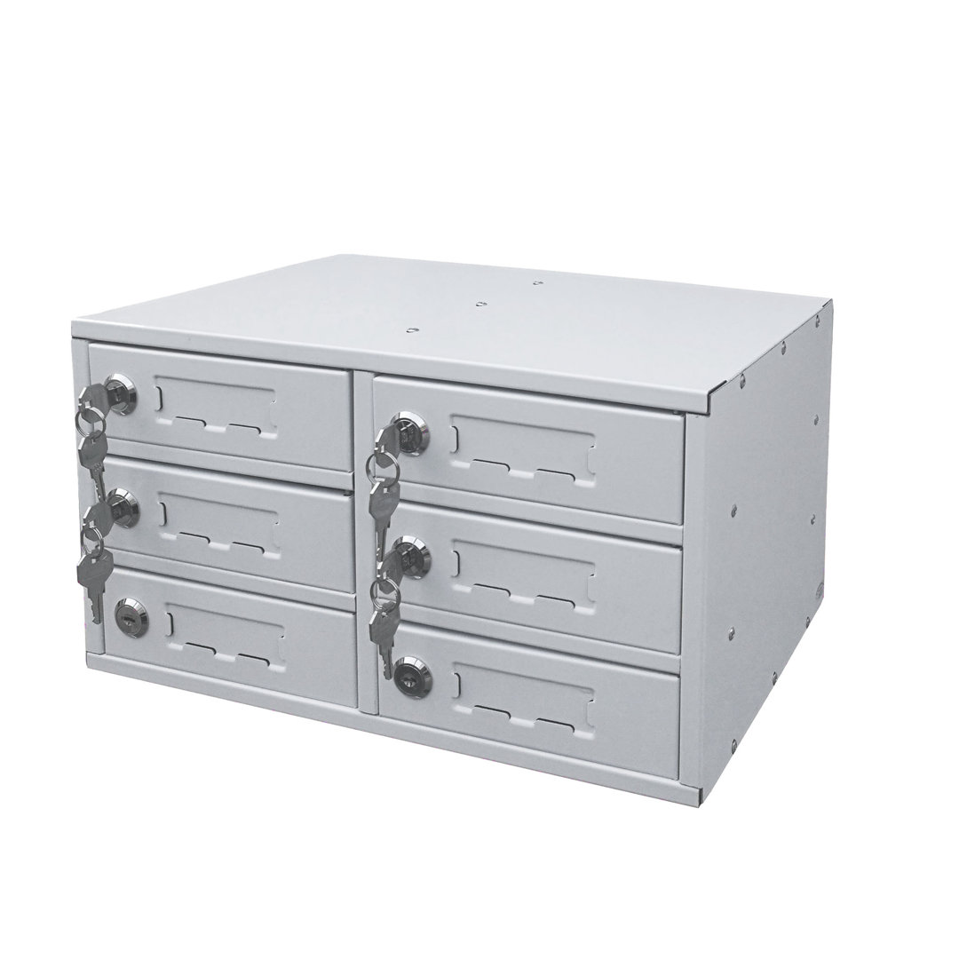 Metal 3 - Tier 14.2'' Gym Locker with Key FixtureDisplays