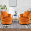 Fauteuil demi-tonneau pivotant