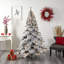 Sapin de Noël enneigé 7 po avec 400 lumières DEL
