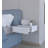 White Wall - Mounted Floating Nightstand: A Blend of Style and Function