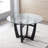 Gursharon 2 - Person Four Leg Dining Set-550122317-550122314