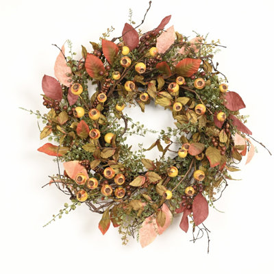 Couronne d'Halloween artificielle 24 po 24 po