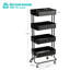 Satchell 105cm H x 46cm W Utility Cart with Wheels-1365832421
