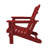 Light Pink Folding Chair - HDPE Wood Texture Patio Adirondack-1652881908