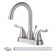 Centerset 2-handle Bathroom Faucet with Drain Assembly