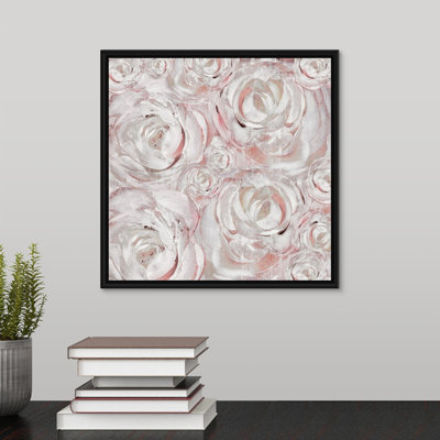 « rosé double iii », peinture sur toile