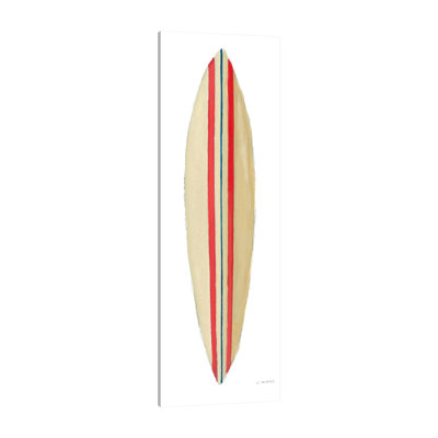 " Beach Time Surfboard I " by James Wiens Painting Print