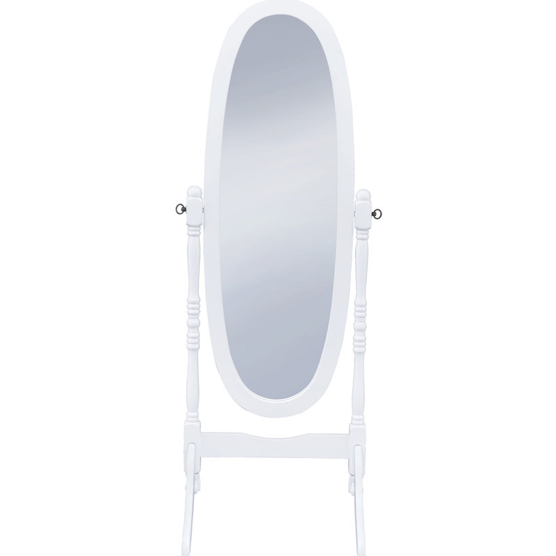 Dunne White Cheval Mirror