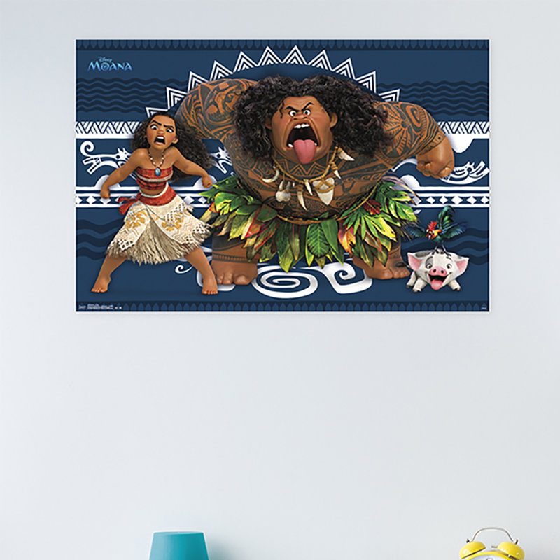 Impression sur papier moana-faces