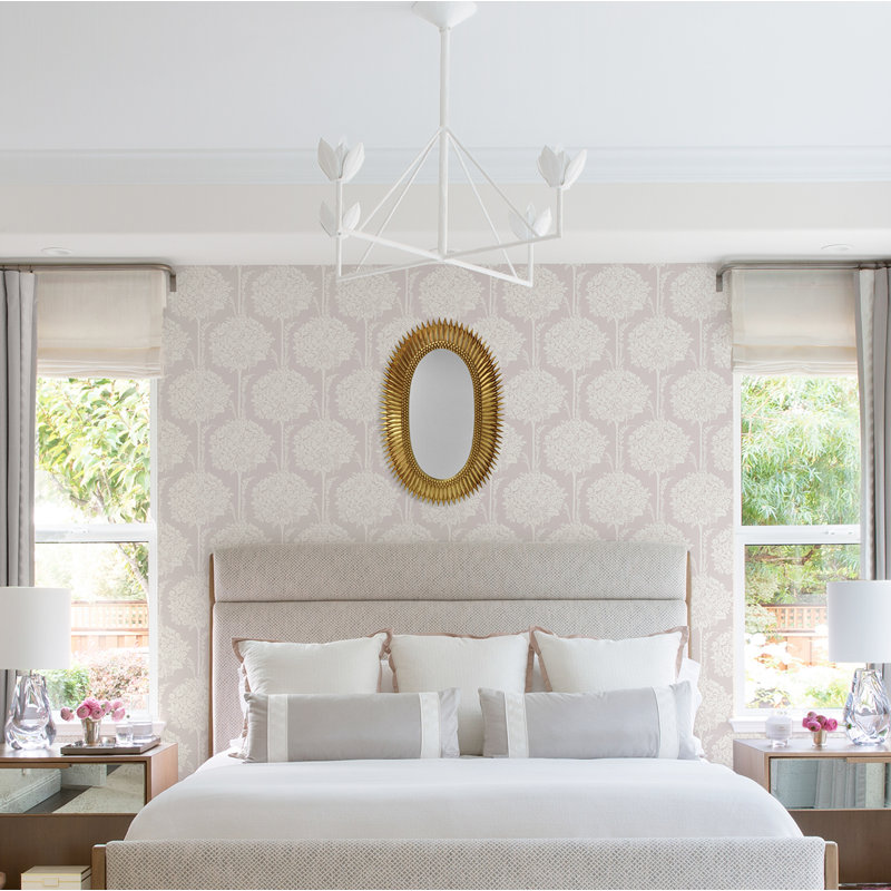 Floral Wallpaper, Lavender
