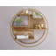Vanscoy 5 Piece Circle Floating Shelf