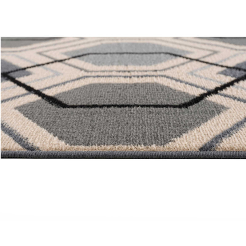 Gusta Geometric Area Rug, Rectangle 200 x 290cm