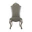 Chaise d’appoint rembourrée en blanc Niesha