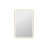 40 Inch Rectangle LED Front and Backlit Wall Mirror in Satin Gold-591679206-591679222