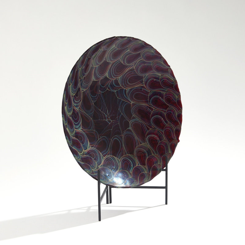 Handmade Glass Decorative Plate