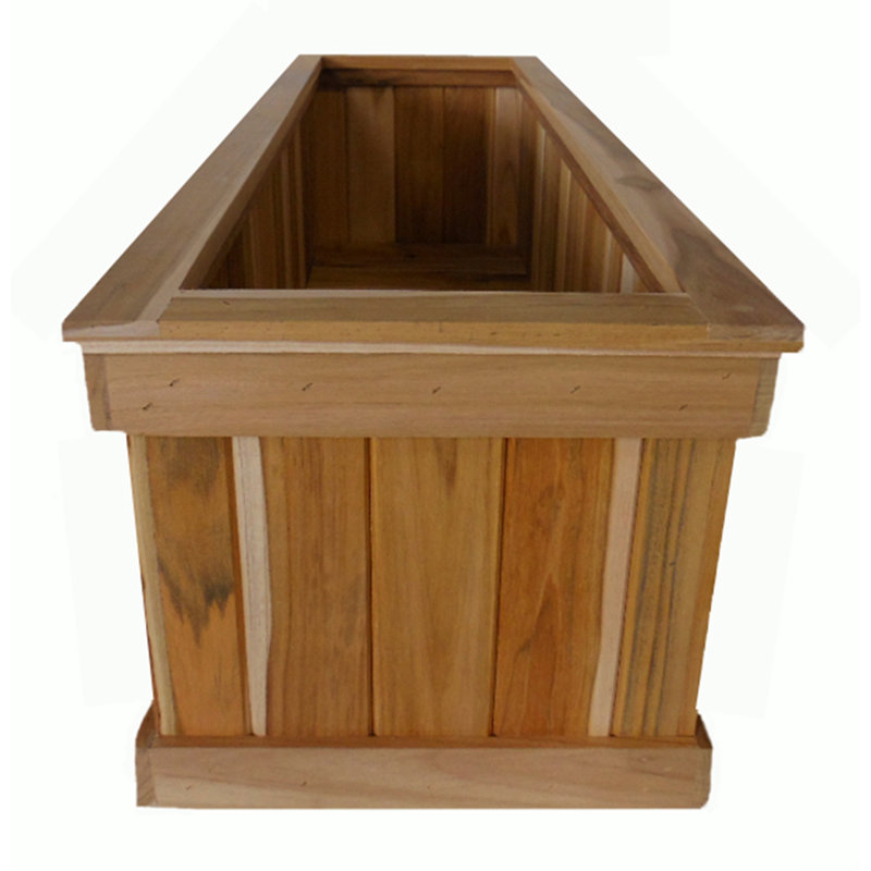 Hudson Handmade Wood Planter Box, 20" H x 60" W x 20" D