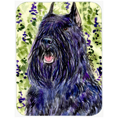East Urban Home Bouvier Des Flandres Glass Cutting Board