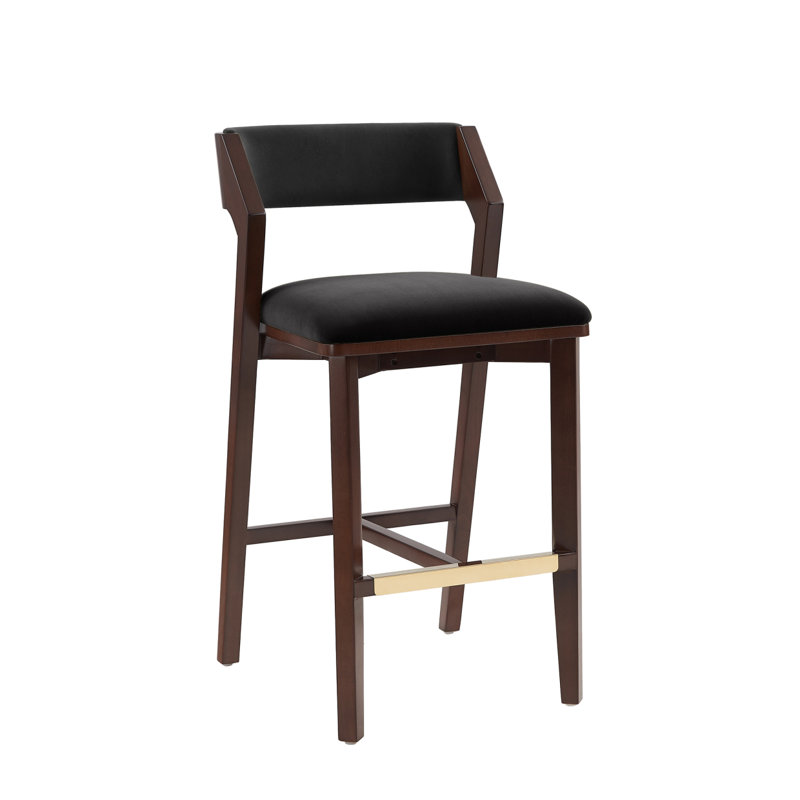 Tabouret de bar Patricia, Tabouret de bar (siège d'une hauteur de 28,9 po), Noir