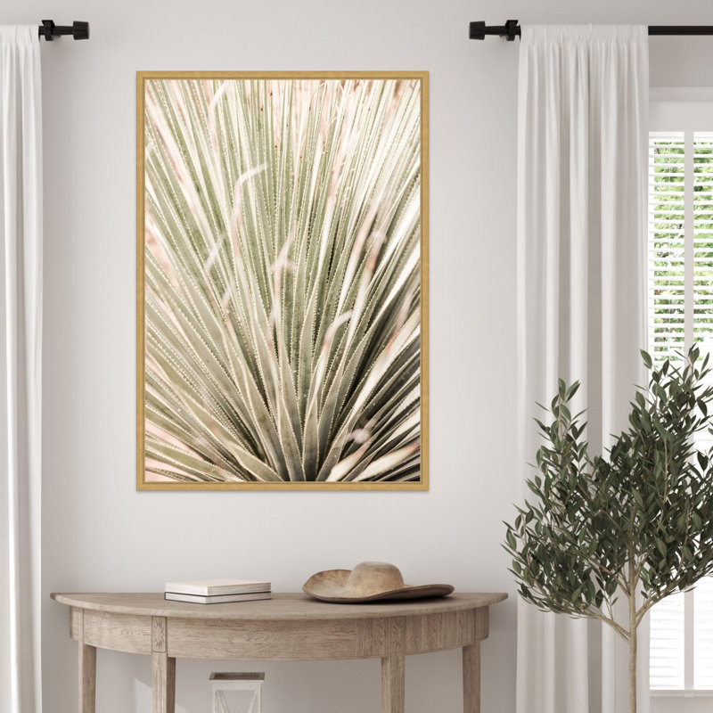 «Desert Spoon» par Marilis, reproduction d'art sur toile encadrée, H 33 po x l 23 po