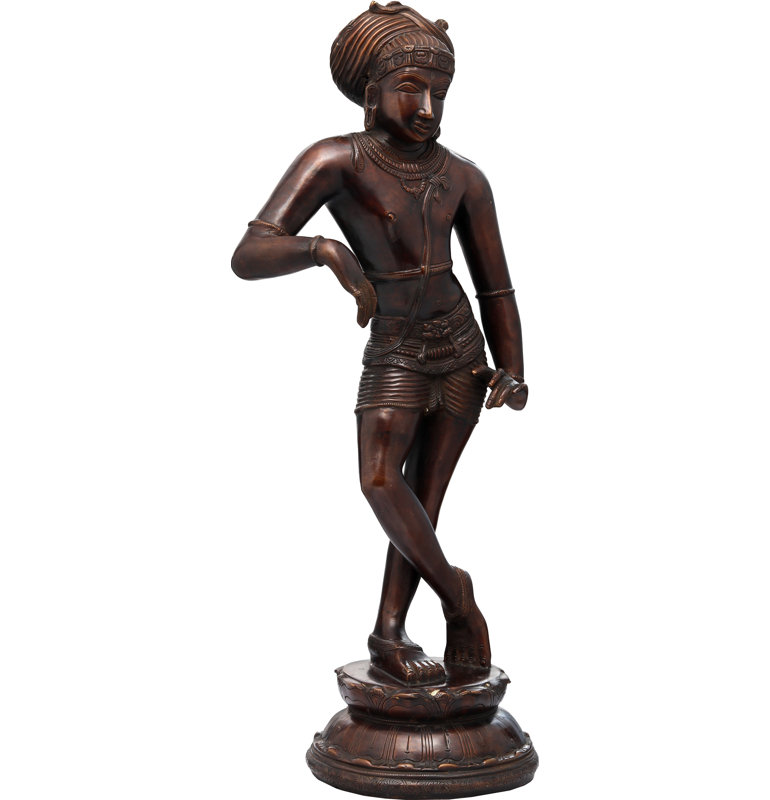 Vrishavahana Shiva Ultimate Boon en laiton, Brun